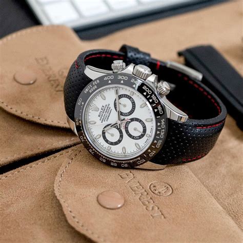 best rolex daytona strap|best straps for Rolex daytona.